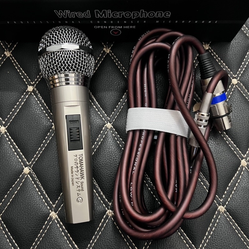 [Hàng Nhật]Mic Có Dây TOMAHAWK Chất Âm Tốt,Hình Thức Sang Trọng Hát Karaoke,Thu Âm...Bảo Hành 1 Năm