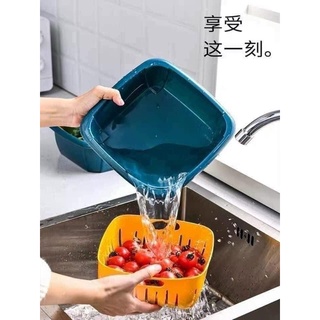 Combo 2 Set Chậu Rổ Mix Màu , TONGKHOCHITUE