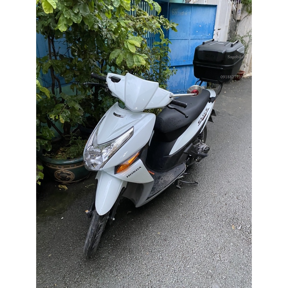 Thùng xe Click 110, thùng Givi B32N_ADV và baga givi lắp cho Click V1, hàng Givi chính hãng, bảo hành 2 năm