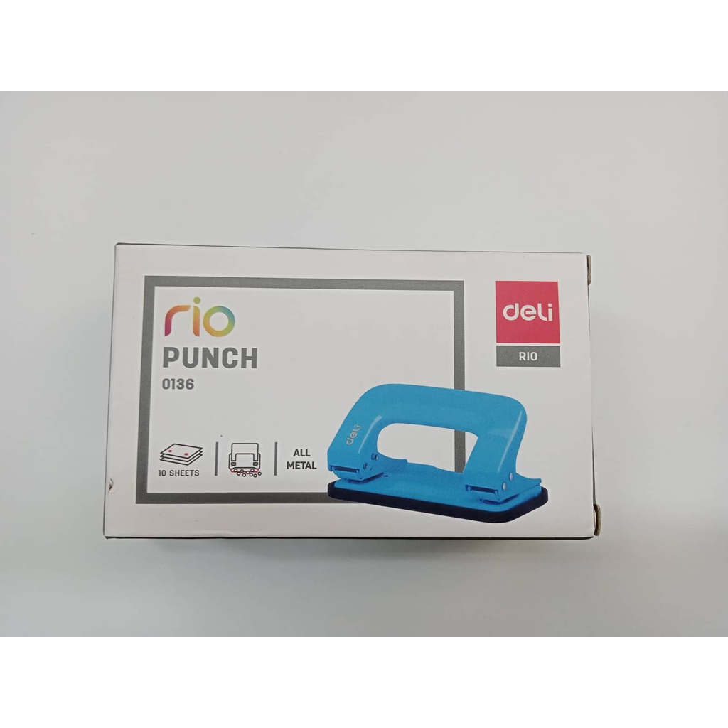[Lộc'sArtStore] Máy bấm lỗ Deli có thể bấm được 2 lỗ, loại bấm 10 tờ, 15 tờ, 20 tờ, 35 tờ