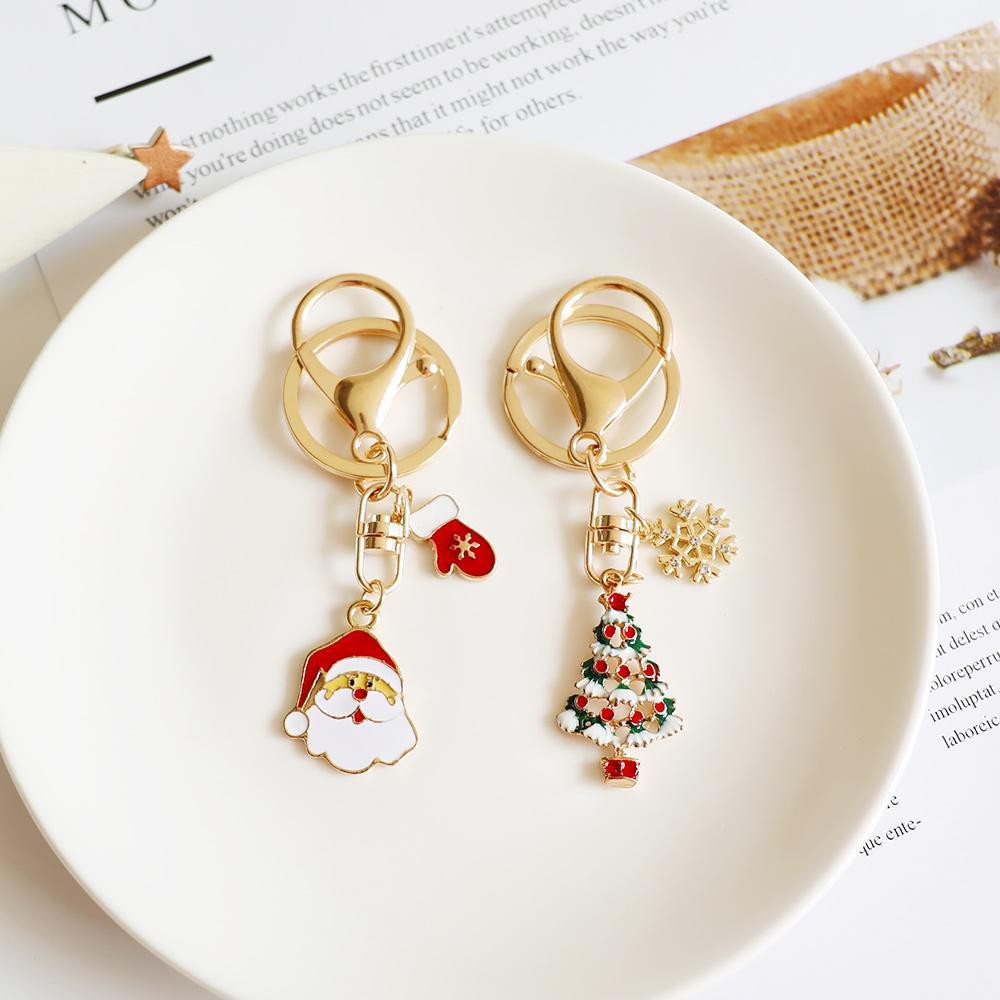 Móc khóa hình găng tay ông già noel và găng tay dễ thương