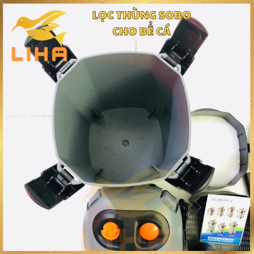 Lọc Thùng Sobo Kèm UV SF650 SF850 SF1000 SF1200 SF1500 SF1800 SF2200 - Lọc Thùng Cho Bể Cá, Bể Thủy Sinh