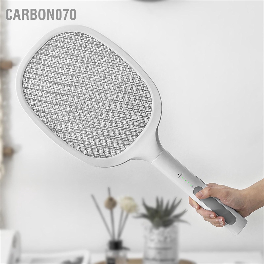 Carbon070 Đèn bắt muỗi điện 5V 1A có thể sạc lại hiệu quả 2 trong 1 với đèn LED cho gia đình