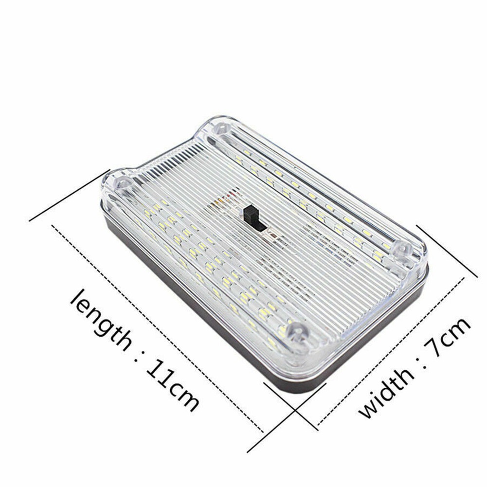 Đèn Trần Ô Tô Dc12V 36 Leds Ánh Sáng Trắng