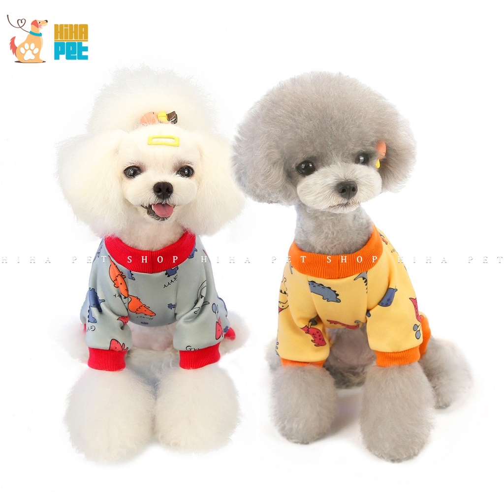 Quần Áo Cho Chó Mèo Thun Xịn Quần Áo Thú Cưng Hoạt Hình Dễ Thương Hihapet.