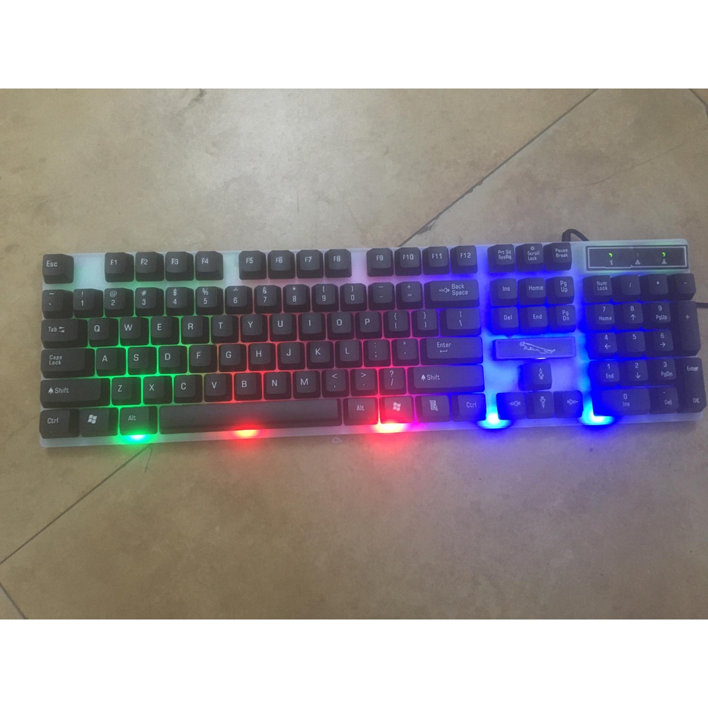 Bộ bàn phím cũ / mới có dây chân cắm USB / tròn