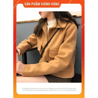(ORDER Taobao) Áo dạ dáng ngắn phong cách Hàn Quốc