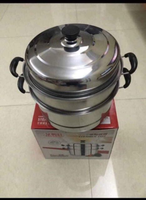 BỘ NỒI HẤP 3 TẦNG INOX HÀNG CAO CẤP NHẬT