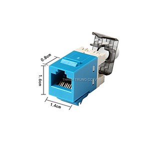 Nhân mạng âm tường cat6 Commcospe - Hạt mạng âm tường cat6 dùng cho mặt nạ Commcospe