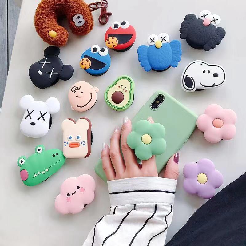 Giá Đỡ Điện Thoại - Cầm Tay - Iring - POP  giữ điện thoại tránh mỏi tay, rơi vỡ, va đập/Max