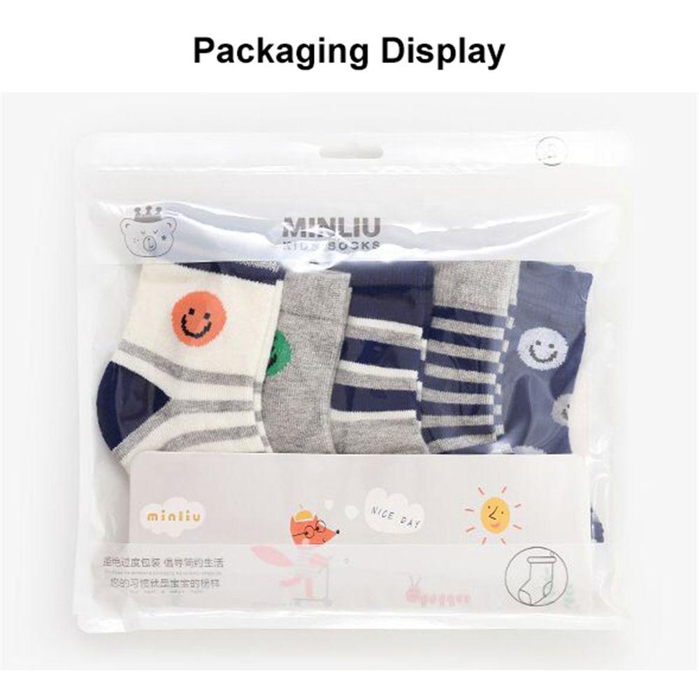WATTLE Set 5 Đôi Tất Cotton Mềm Mại Dành Cho Bé 0-12 Tuổi