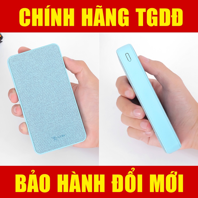 🔥GIÁ RẺ NHẤT🔥 Pin sạc dự phòng Polymer 15.000 mAh Type C PD QC3.0 Xmobile PowerBox P72D