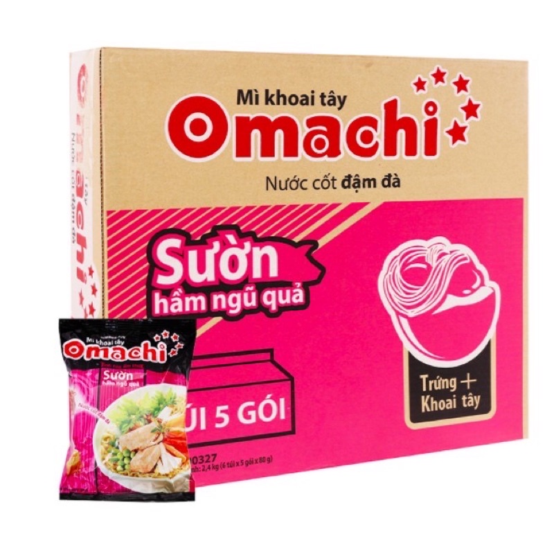 Mì khoai tây Omachi thùng 30 gói