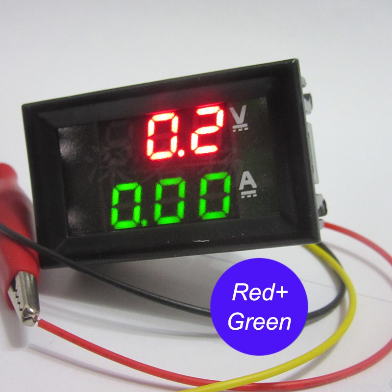 Đồng hồ đo điện DC 0-100V 10A/ 50A/ 100A màn hình LED kỹ thuật số