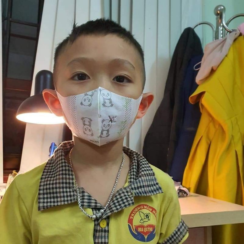 (3d Kid) Hộp khẩu trang 3d mask trẻ em Xuân Lai 10 cái