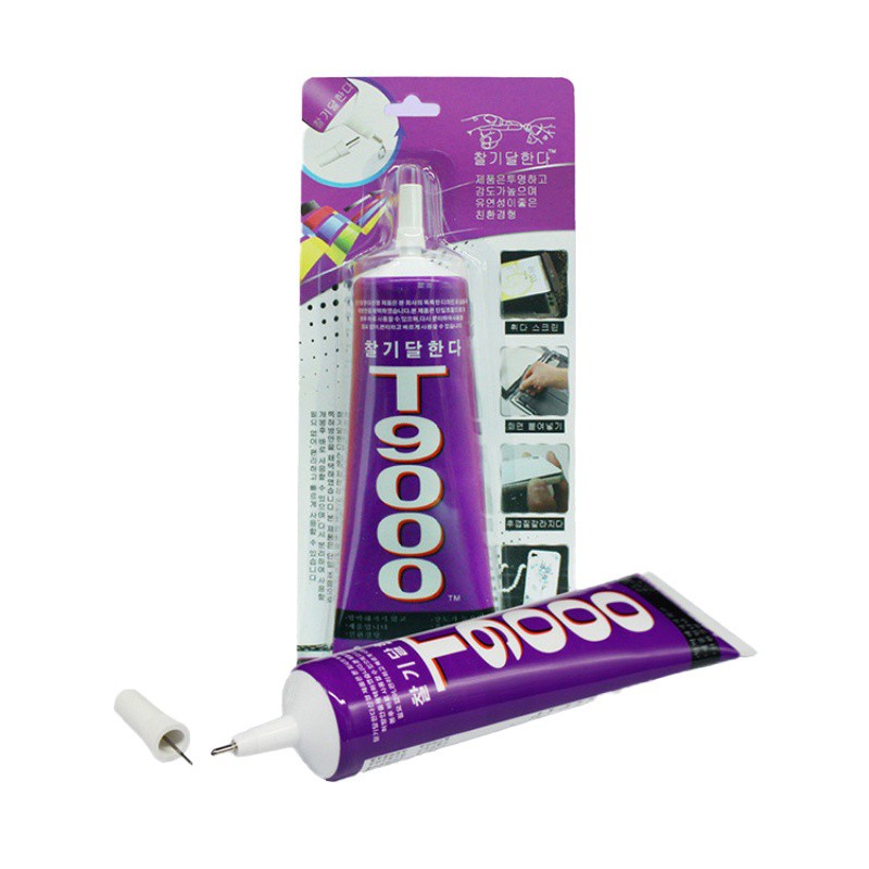 Keo dán acrylic trong suốt hình hoa dùng làm trang sức T9000 DIY