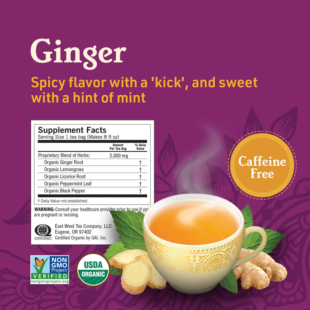 Trà Gừng Hữu Cơ Yogi Organic Ginger Tea