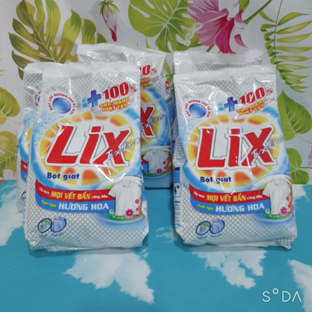 Bột giặt Lix 560g  Thơm Ngát Hương Hoa