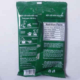 BỘT CỐT DỪA HÒA TAN SANCA