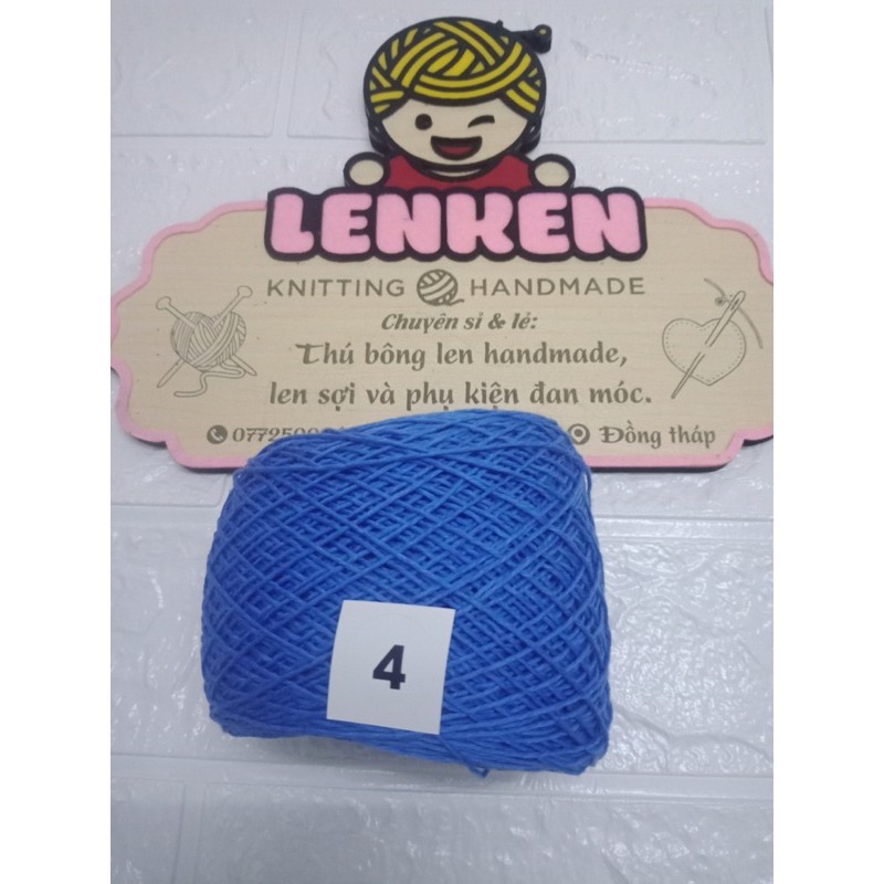 Sợi cotton 100% sợi se 0.8-1mm