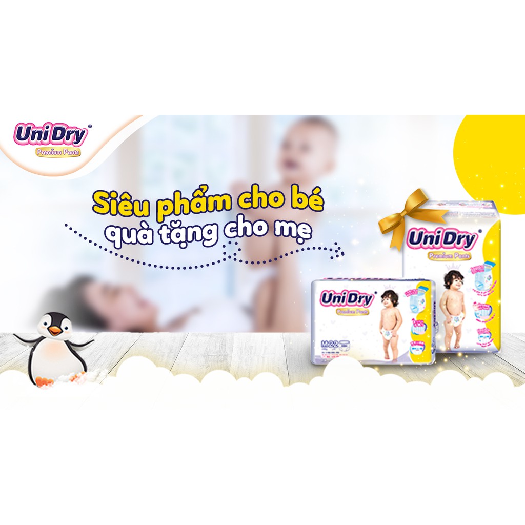 mẫu mới (tặng 1 thú bông )khi mua 2 gói Tả Dán Unidry S48/M42/L38/XL34