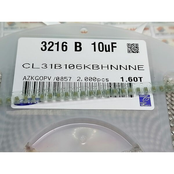 [Combo 20 chiếc] 3216,106K Tụ dán 10UF 50V 1206