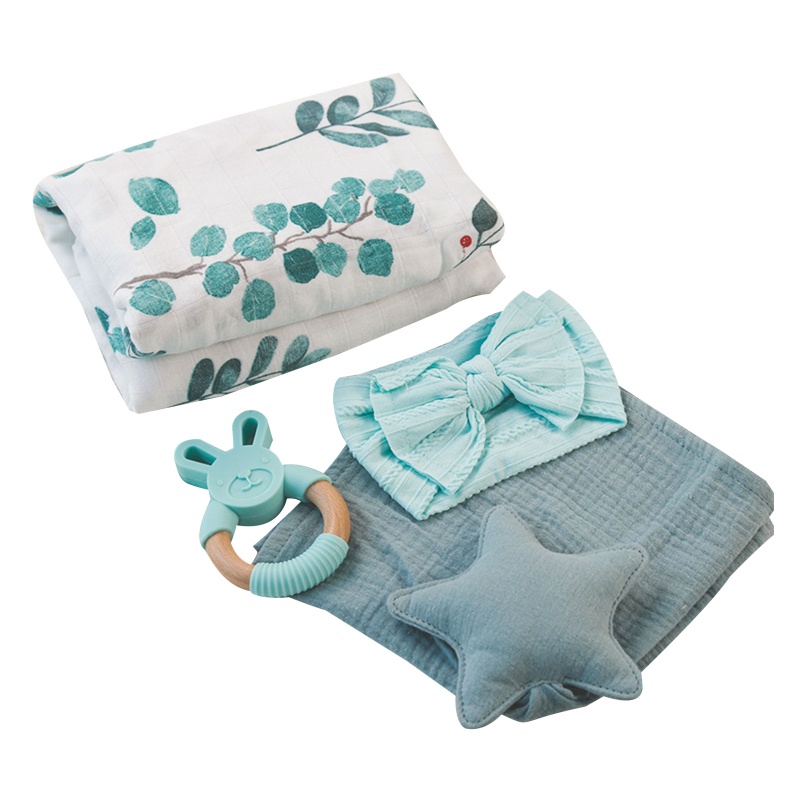 Chăn Đắp Bằng Cotton Cấp Thực Phẩm An Toàn Cho Bé Gặm Răng