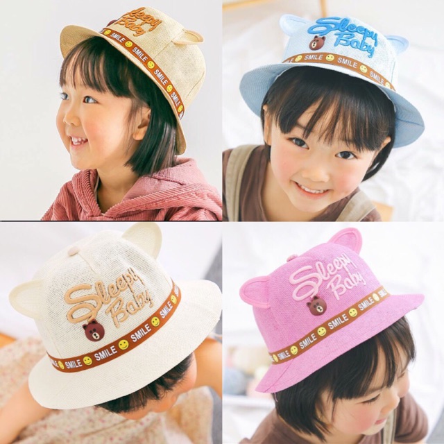 Mũ gấu baby