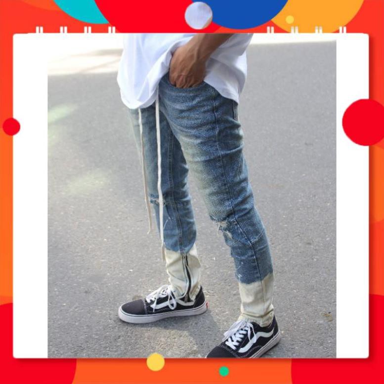 New [CAM KẾT ĐỔI TRẢ]QUẦN JEAN NAM VẨY SƠN ZIPPER PACSUN[HÌNH THẬT] -aj224 ཉ