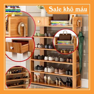 KỆ GỖ ĐỂ GIÀY 5 TẦNG CỰC CHẮC CHẮN ( TỔNG KHO GIA DỤNG GIÁ GỐC )