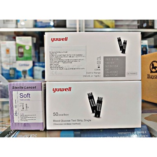 Que thử đường huyết yuwell - 50 que + 50 kim