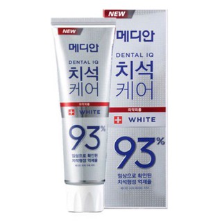 Kem đánh trắng răng thơm miệng Median Dental IQ 93% Hàn Quốc 120g - Trắng