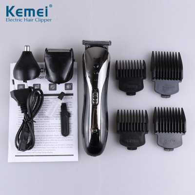 Máy cắt tóc KEMEI KM-1407 thiết kế 3 trong 1 đa năng tiện dụng