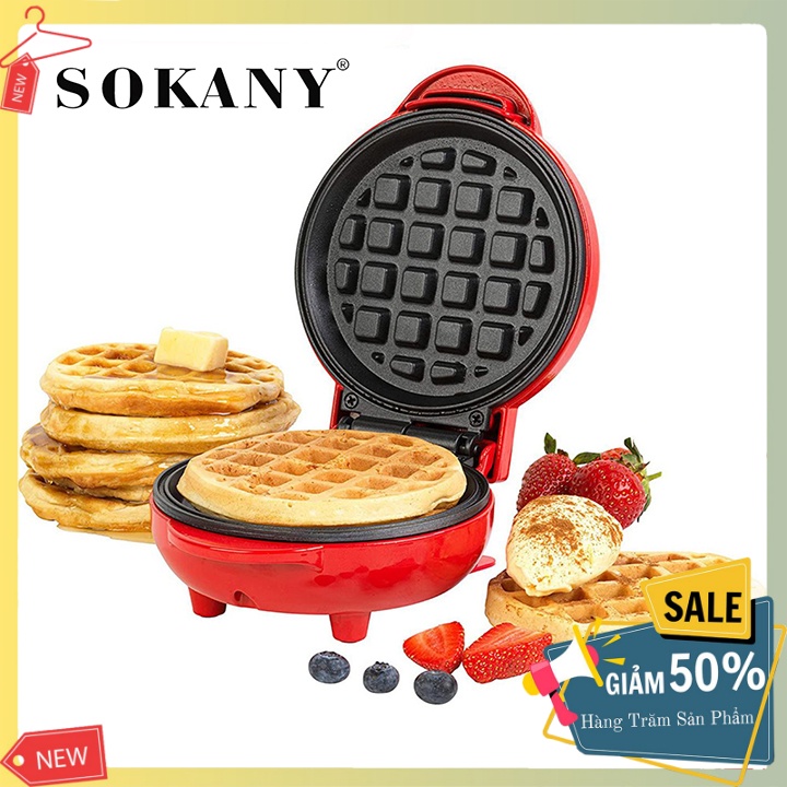 Máy Làm Bánh Tổ Ong Bánh Waffle Mini