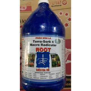 PHÂN BÓN HỮU CƠ RA RỄ Terra-Sorb 4 Can 3.8 Lít từ Tây Ban Nha