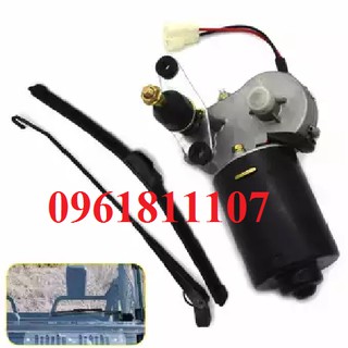 Motor gạt mưa 12V và cần gạt, motor gạt nước, motor giảm tốc gạt mưa