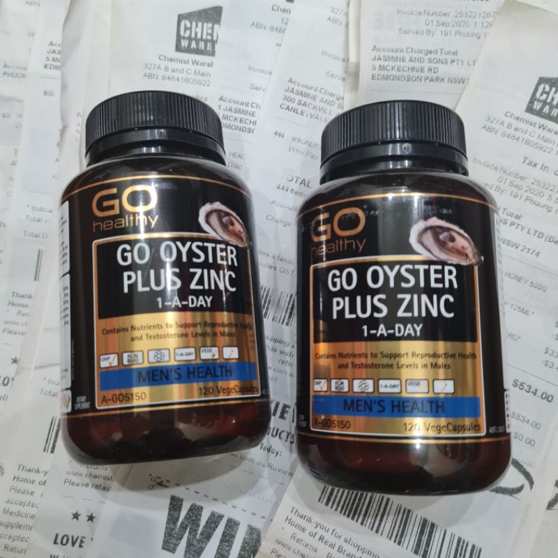 (120 viên) Tinh chất hàu Úc Go Oyster Plus Zinc