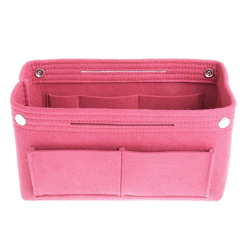 Ngăn đựng mỹ phẩm chèn túi xách đa năng bằng vải nỉ