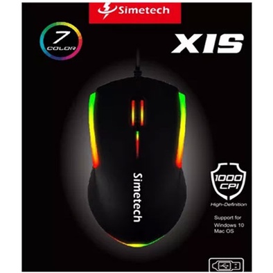 Chuột Mouse SIMETECH X1S LED USB (Click Huano)