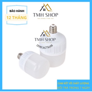 Bóng đèn led bulb trụ nhựa tiết kiệm điện siêu sáng TMH Shop