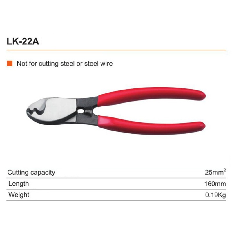 Dụng Cụ Cắt Dây Cáp Đa Năng LK-22A 25 Mm2 Chống Rối