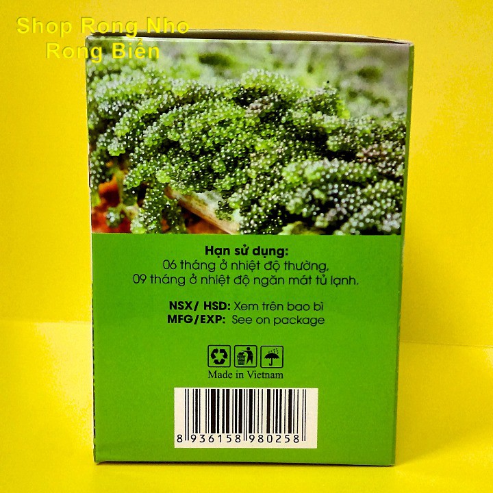 Rong nho tách nước Sea Việt (Nở gấp 10 lần kích thước ban đầu) Hộp 220g 11 gói | BigBuy360 - bigbuy360.vn