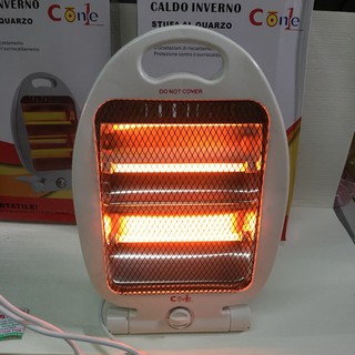 Đèn sưởi - quạt sưởi 2 bóng (Có tự ngắt)-600W