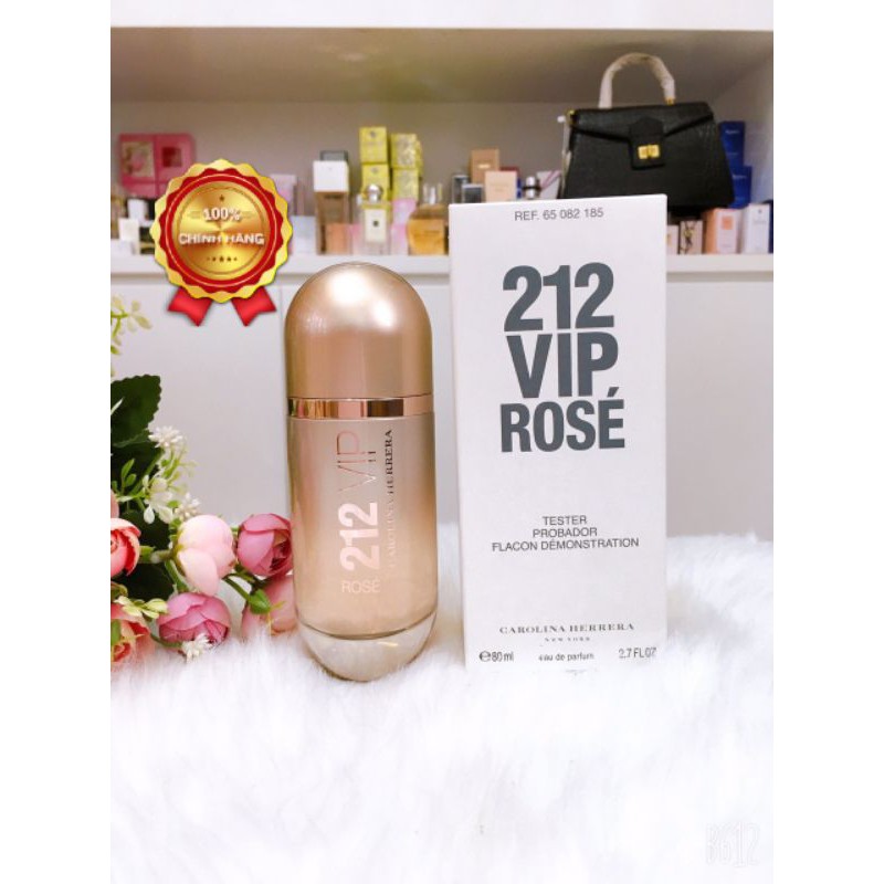 Nước hoa nữ Tester Carolina Herrera 212 Vip Rose EDP 80ml