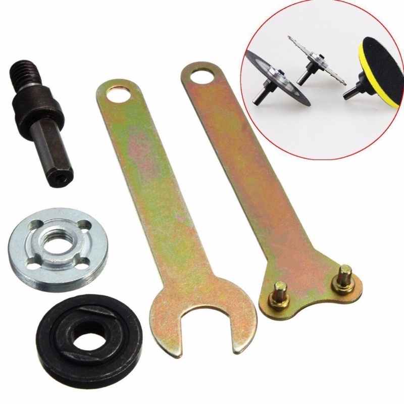 Bộ chuyển Máy Khoan thành Máy Cắt/Cưa/Mài - 6mm-10mm