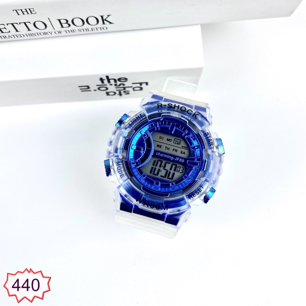 ĐỒNG HỒ NAM HAZO RSHOCK 440 DÂY TRONG SUỐT HOT TREND | BigBuy360 - bigbuy360.vn