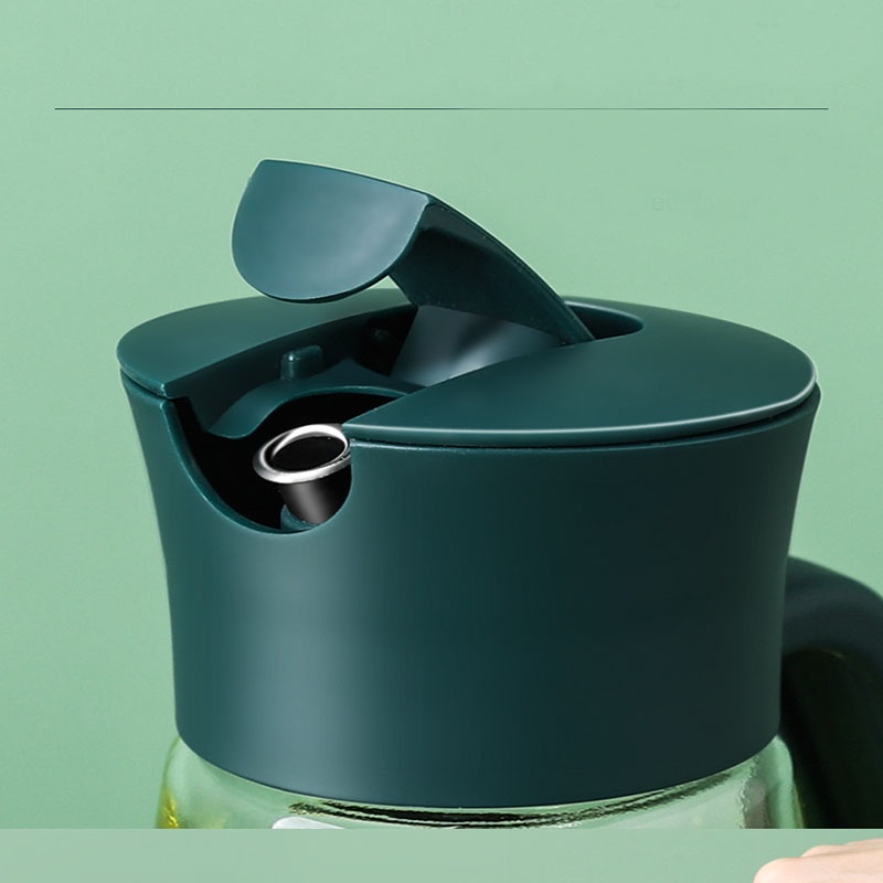 Chai Thủy Tinh Đựng Dầu Ăn Nước Mắm Chai Lọ Chiết Rót Tự Động Mở Nắp Khi Rót TomHouseVN