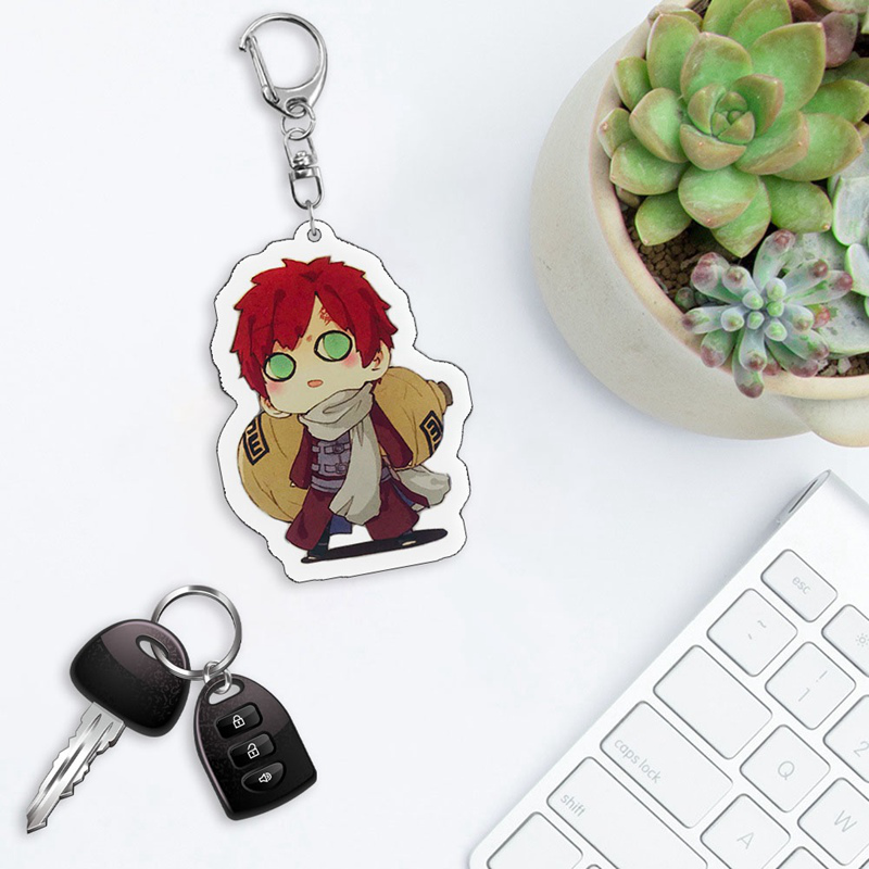 Móc khóa acrylic hình Naruto dễ thương