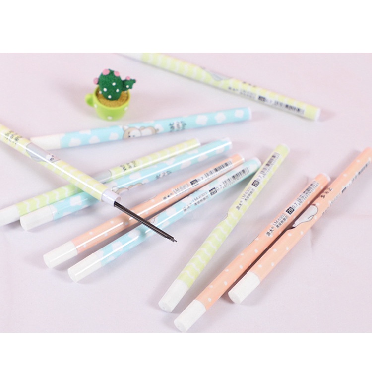 Ruột ngòi chì thay thế cho bút chì kim 2B - 0.5mm/0.7mm ống 12 chiếc