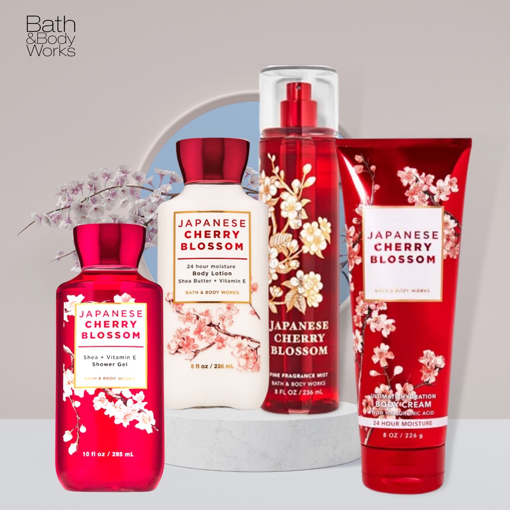 XỊT THƠM TOÀN THÂN BATH & BODY WORKS - BODY MIST JAPANESE CHERRY BLOSSOM  236ML